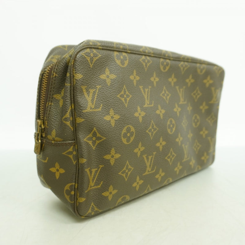 【6gd4967】ルイヴィトン ポーチ モノグラム トゥルーストワレット28 M47522 ブラウン【中古】レディース