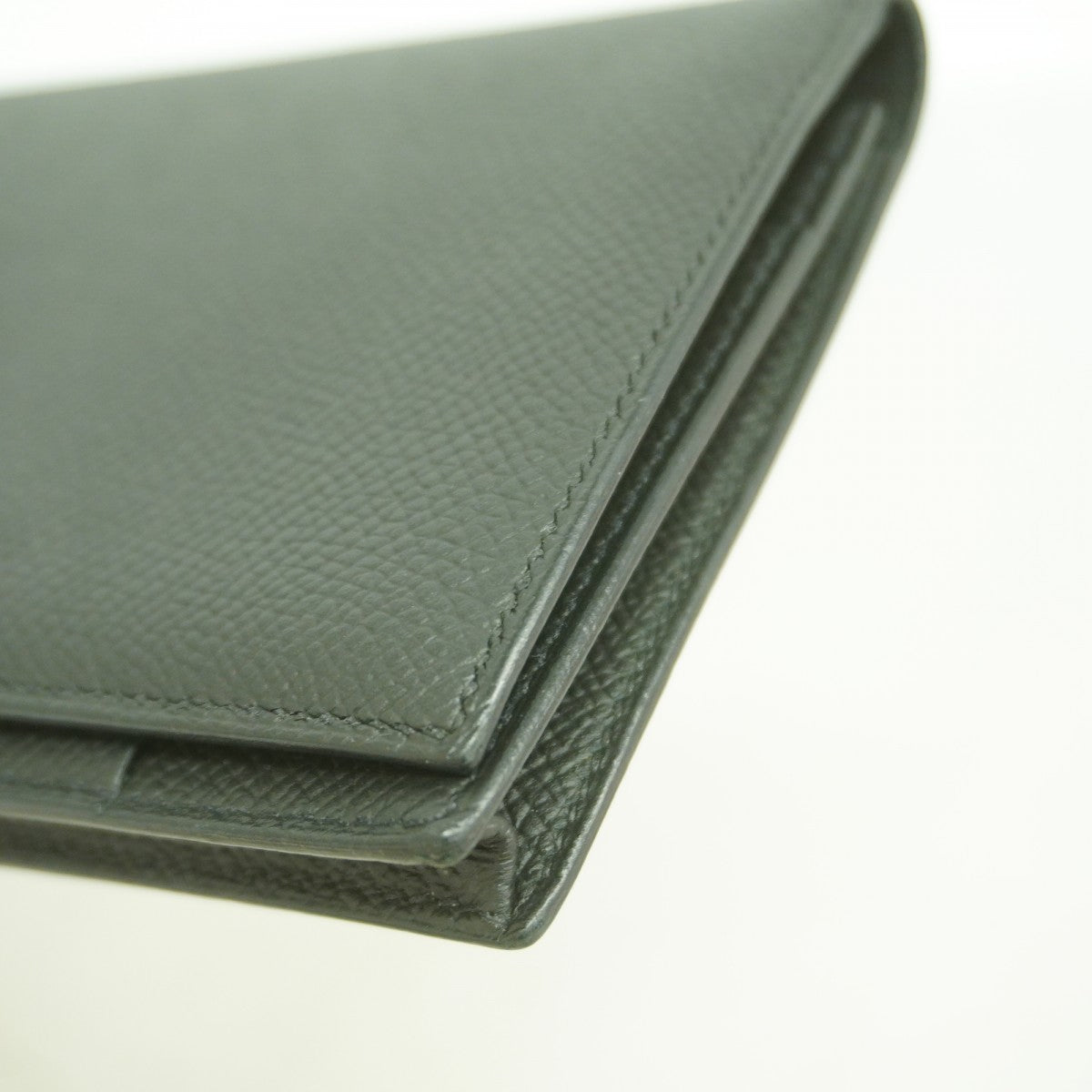 【6gd4969】エルメス 長財布 ベアンスフレ ヴォーエプソン ソーブラック シルバー金具 U刻印【中古】メンズ レディース ユニセックス