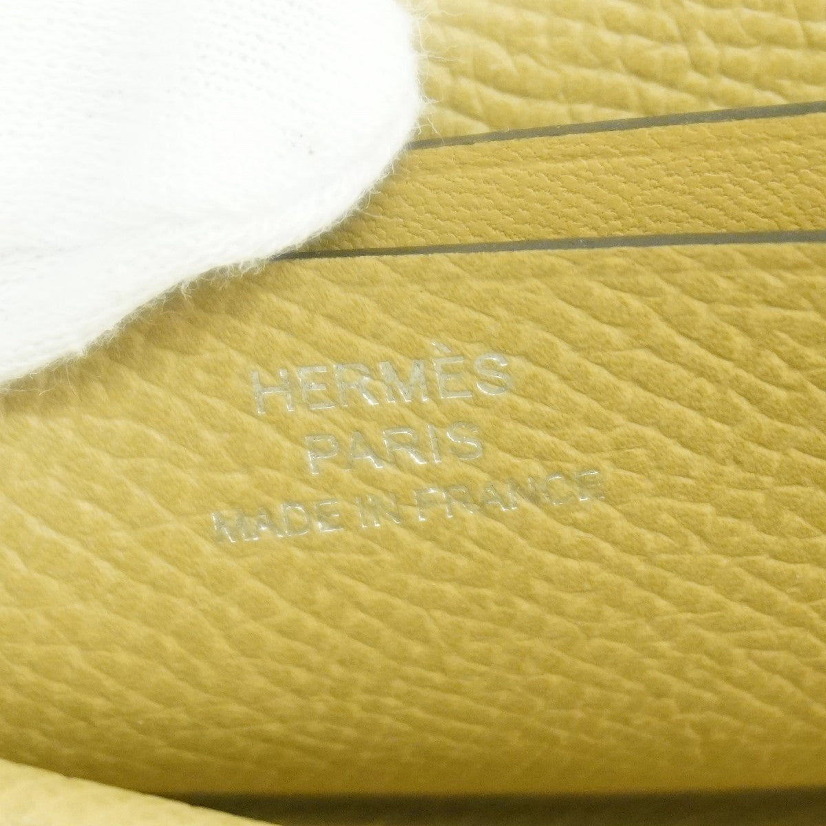 【6gd4970】エルメス カードケース Hセリエ ヴォーエプソン プシエール K刻印【中古】メンズ レディース ユニセックス
