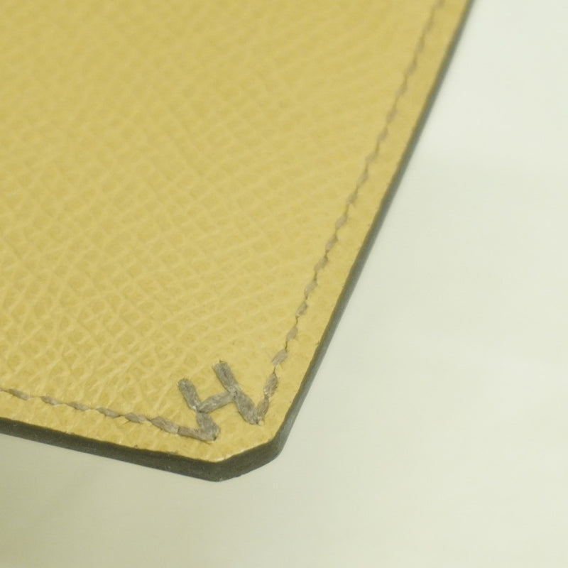 【6gd4970】エルメス カードケース Hセリエ ヴォーエプソン プシエール K刻印【中古】メンズ レディース ユニセックス