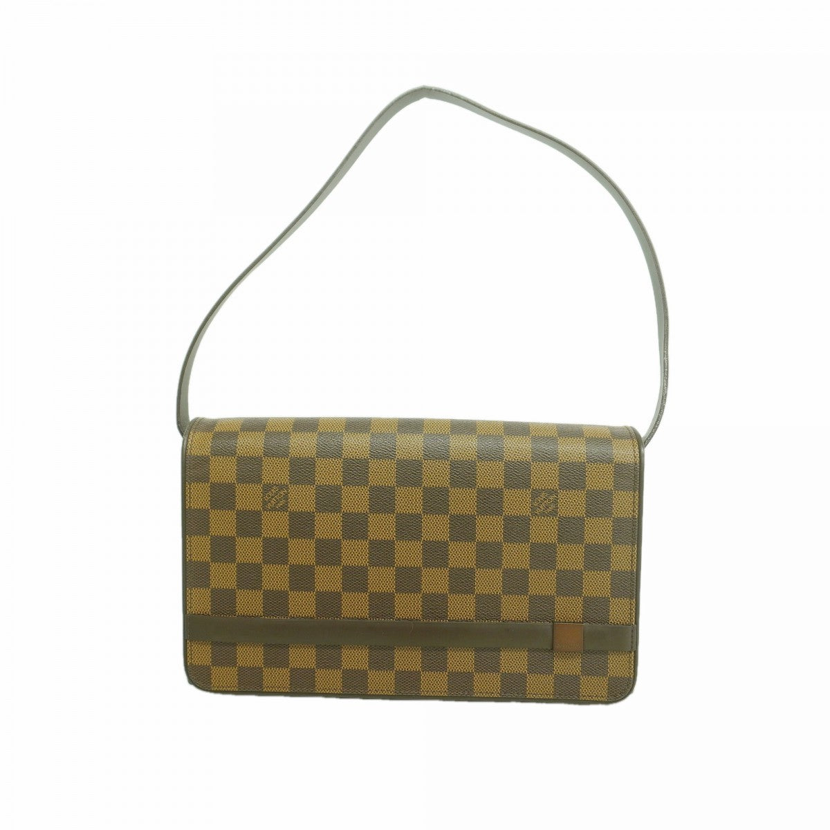 【6gd4976】ルイヴィトン ショルダーバッグ ダミエ トライベッカロン N51160 エベヌ【中古】レディース