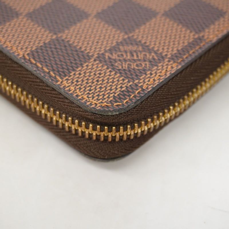 【6gd4989】ルイヴィトン 長財布 ダミエ ジッピーウォレット N41661 エベヌ【中古】メンズ レディース ユニセックス