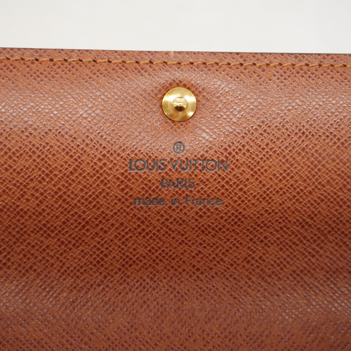【6gd4990】ルイヴィトン 長財布 モノグラム ポシェットポルトモネクレディ M61726 ブラウン【中古】レディース