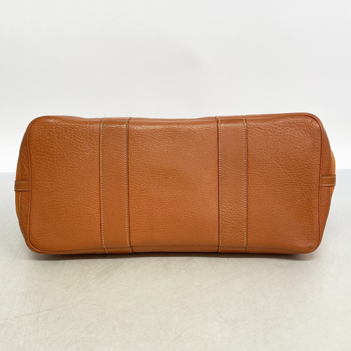 【6gd4991】エルメス トートバッグ ガーデンパーティPM トワルオフィシエ オレンジ シルバー金具 □J刻印【中古】レディース