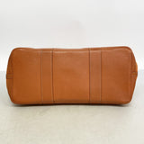【6gd4991】エルメス トートバッグ ガーデンパーティPM トワルオフィシエ オレンジ シルバー金具 □J刻印【中古】レディース