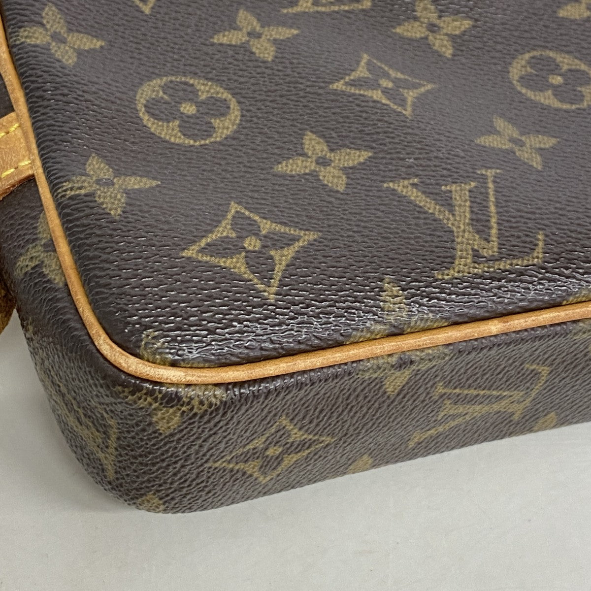 【6gd4997】ルイヴィトン ショルダーバッグ モノグラム ポシェットマルリーバンドリエール M51828 ブラウン【中古】レディース