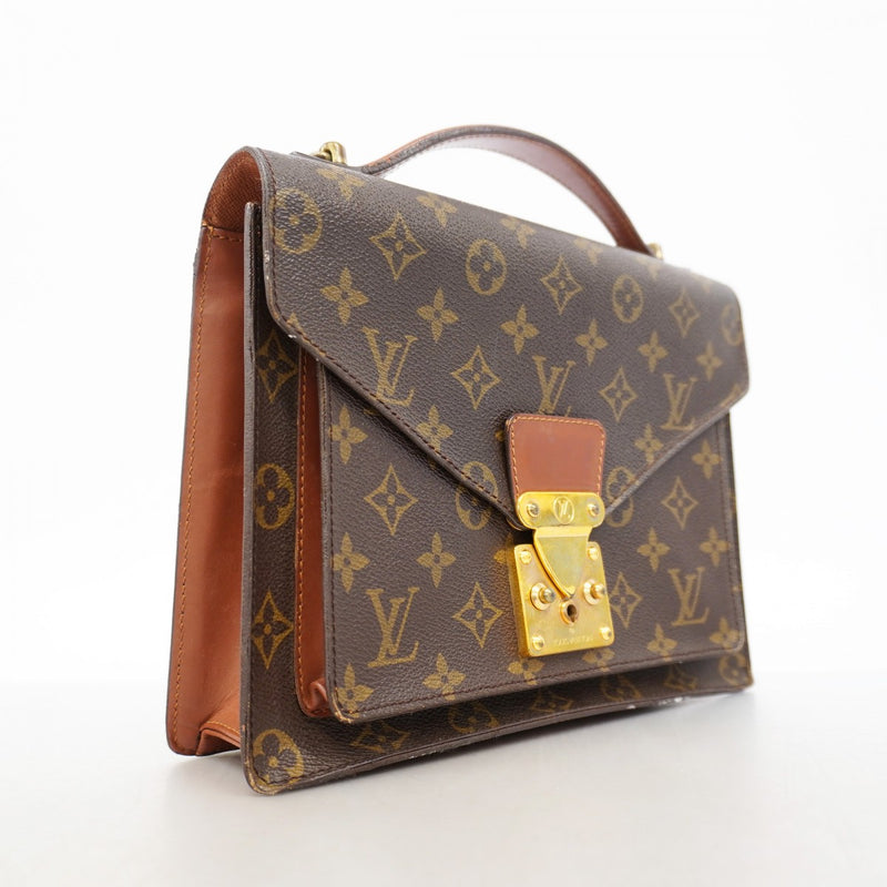 【6gd5005】ルイヴィトン ハンドバッグ モノグラム モンソー26 M51187 ブラウン 2wayバッグ【中古】レディース