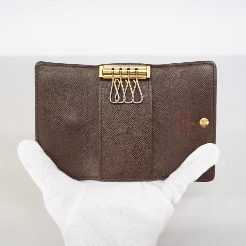 【6gd5009】ルイヴィトン キーケース ダミエ ミュルティクレ4 N62631 エベヌ【中古】メンズ レディース ユニセックス