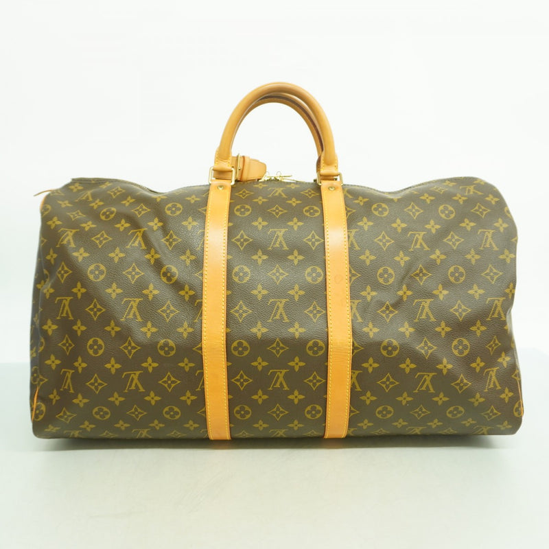 【6gd5011】ルイヴィトン ボストンバッグ モノグラム キーポル55 M41424 ブラウン【中古】メンズ レディース ユニセックス
