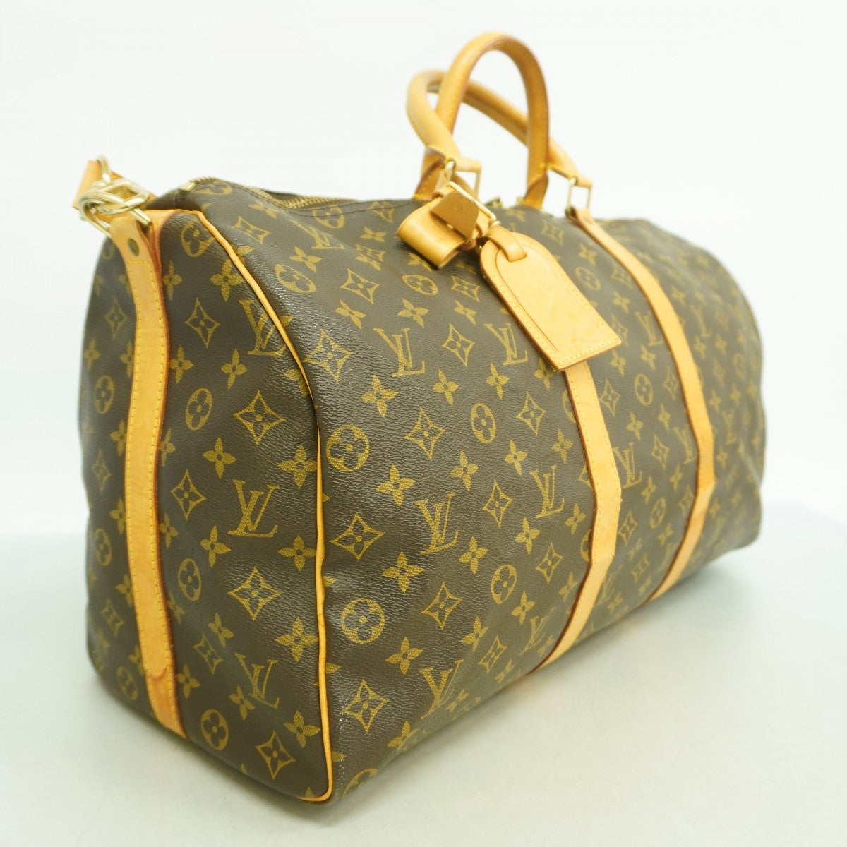 【6gd5012】ルイヴィトン ボストンバッグ モノグラム キーポルバンドリエール50 M41416 ブラウン【中古】メンズ レディース ユニセックス