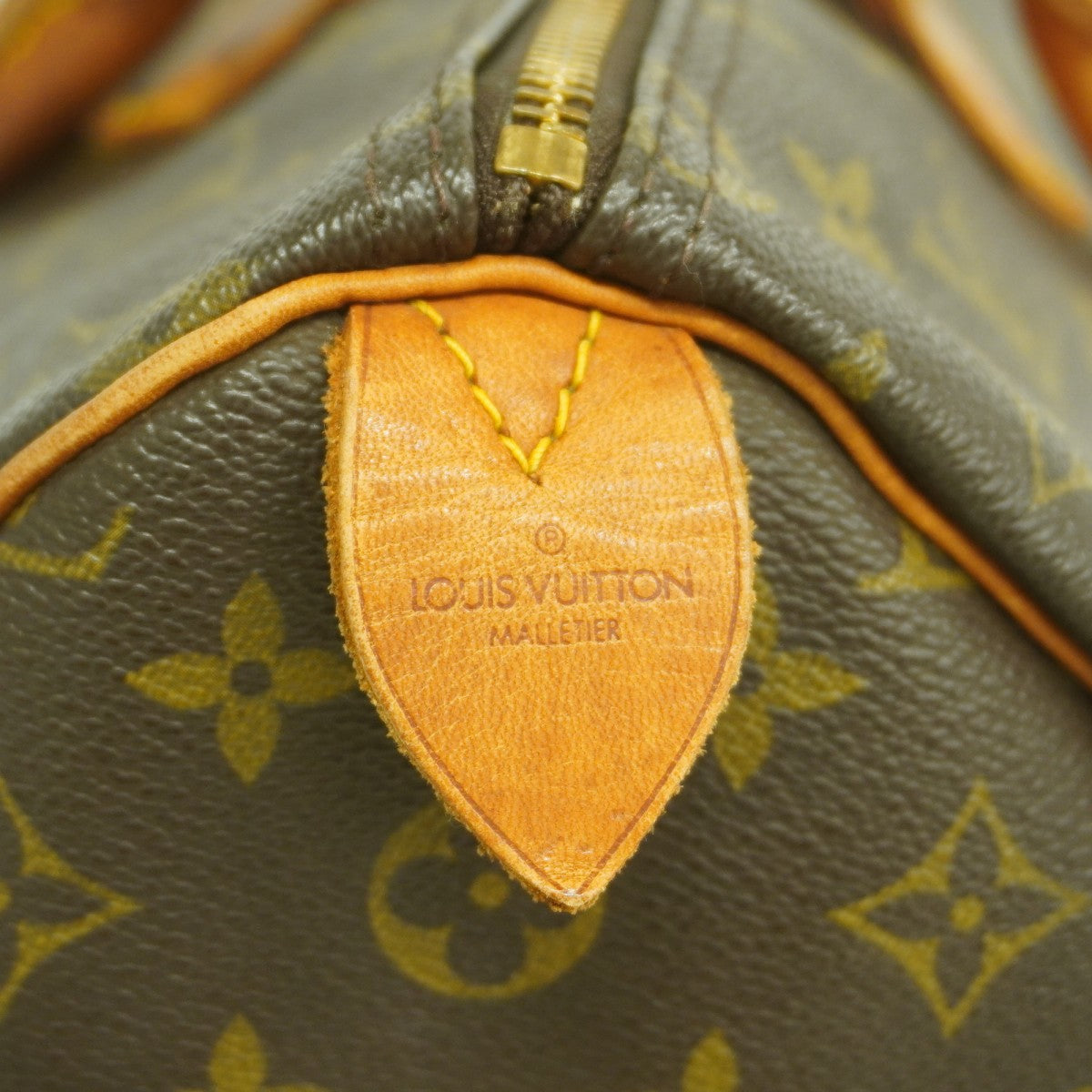 【6gd5013】ルイヴィトン ハンドバッグ モノグラム スピーディ35 M41107 ブラウン【中古】レディース
