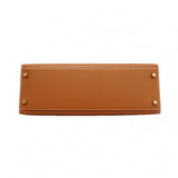 【6gd5021-h】エルメス ハンドバッグ ケリー32 クシュベル ゴールド ゴールド金具 □B刻印 2wayバッグ【中古】レディース