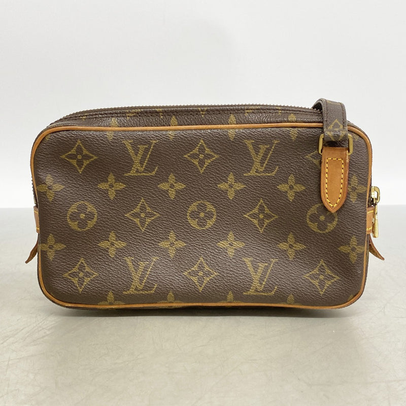 【6gd5023】ルイヴィトン ショルダーバッグ モノグラム ポシェットマルリーバンドリエール M51828 ブラウン【中古】レディース