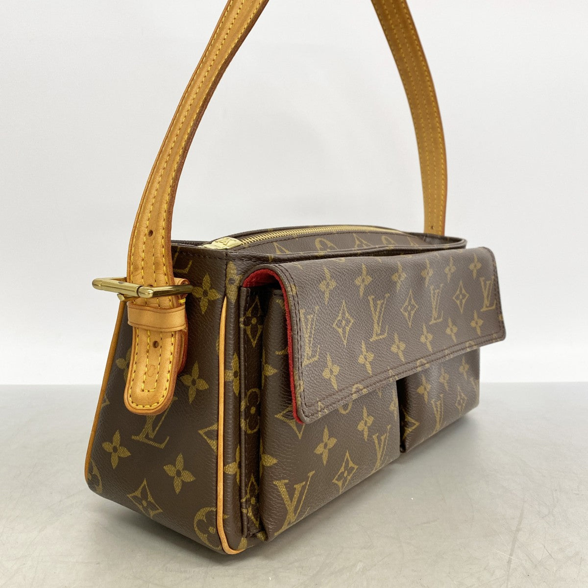 【6gd5024】ルイヴィトン ショルダーバッグ モノグラム ヴィバシテMM M51164 ブラウン【中古】レディース