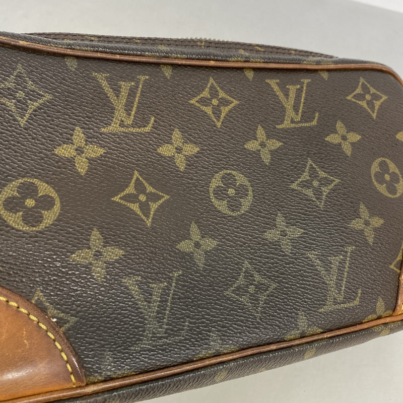 【6gd5028】ルイヴィトン クラッチバッグ モノグラム マルリードラゴンヌPM M51827 ブラウン【中古】メンズ