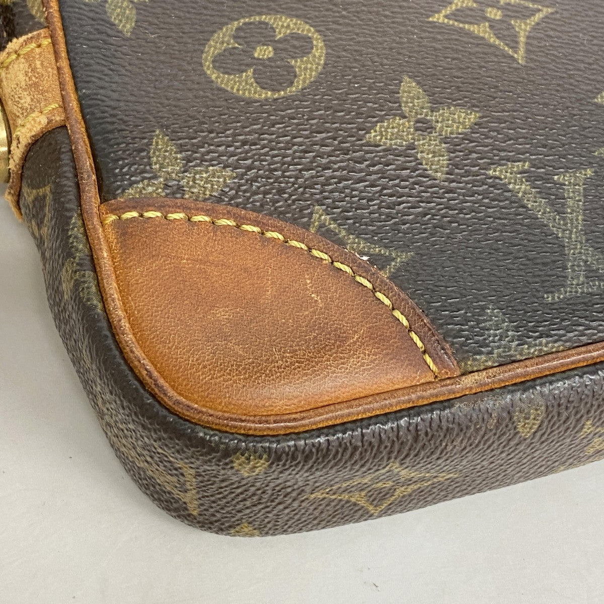 【6gd5028】ルイヴィトン クラッチバッグ モノグラム マルリードラゴンヌPM M51827 ブラウン【中古】メンズ
