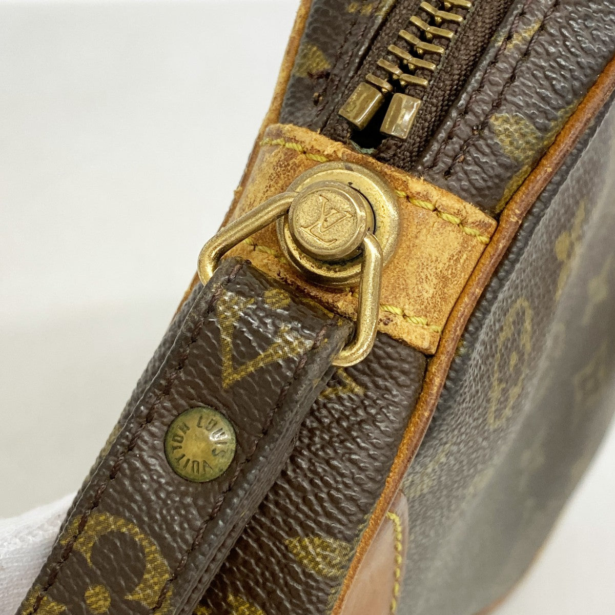 【6gd5028】ルイヴィトン クラッチバッグ モノグラム マルリードラゴンヌPM M51827 ブラウン【中古】メンズ