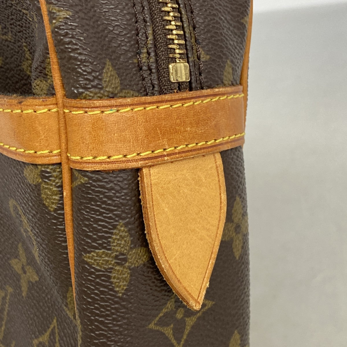 【6gd5029】ルイヴィトン クラッチバッグ モノグラム コンピエーニュ28 M51845 ブラウン【中古】メンズ