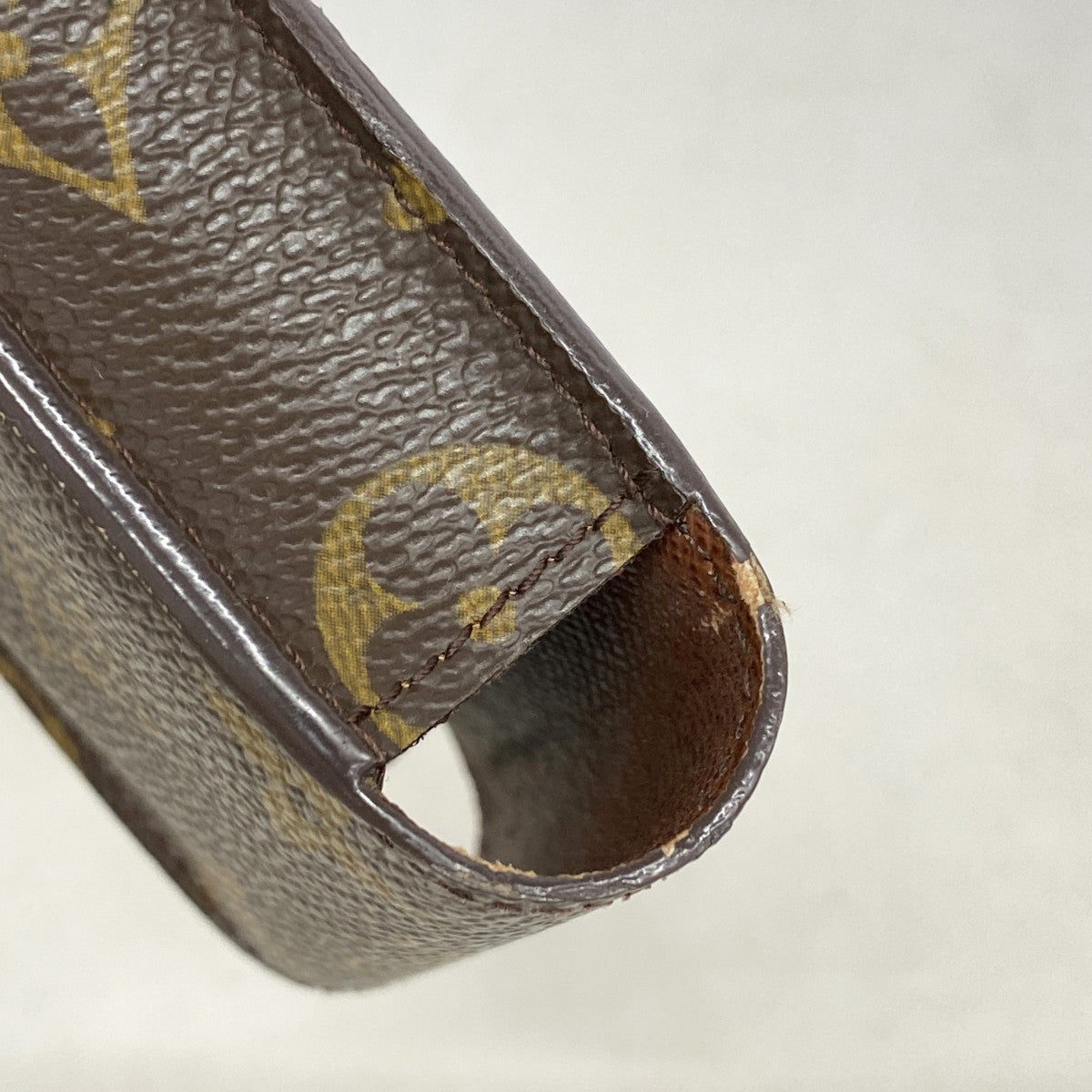 【6gd5031】ルイヴィトン シガレットケース モノグラム エテュイシガレット M63024 ブラウン【中古】メンズ レディース ユニセックス
