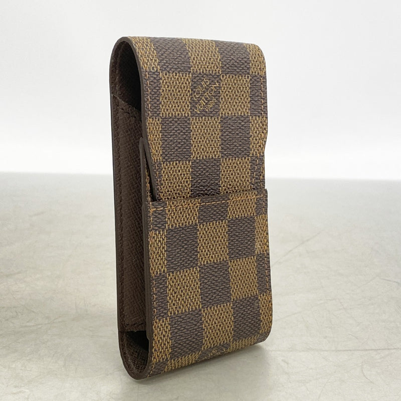【6gd5032】ルイヴィトン シガレットケース ダミエ エテュイシガレット N63024 エベヌ【中古】メンズ レディース ユニセックス