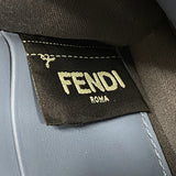 【6gd5034】フェンディ ショルダーバッグ エフイズフェンディ レザー ブルー シルバー金具【中古】レディース