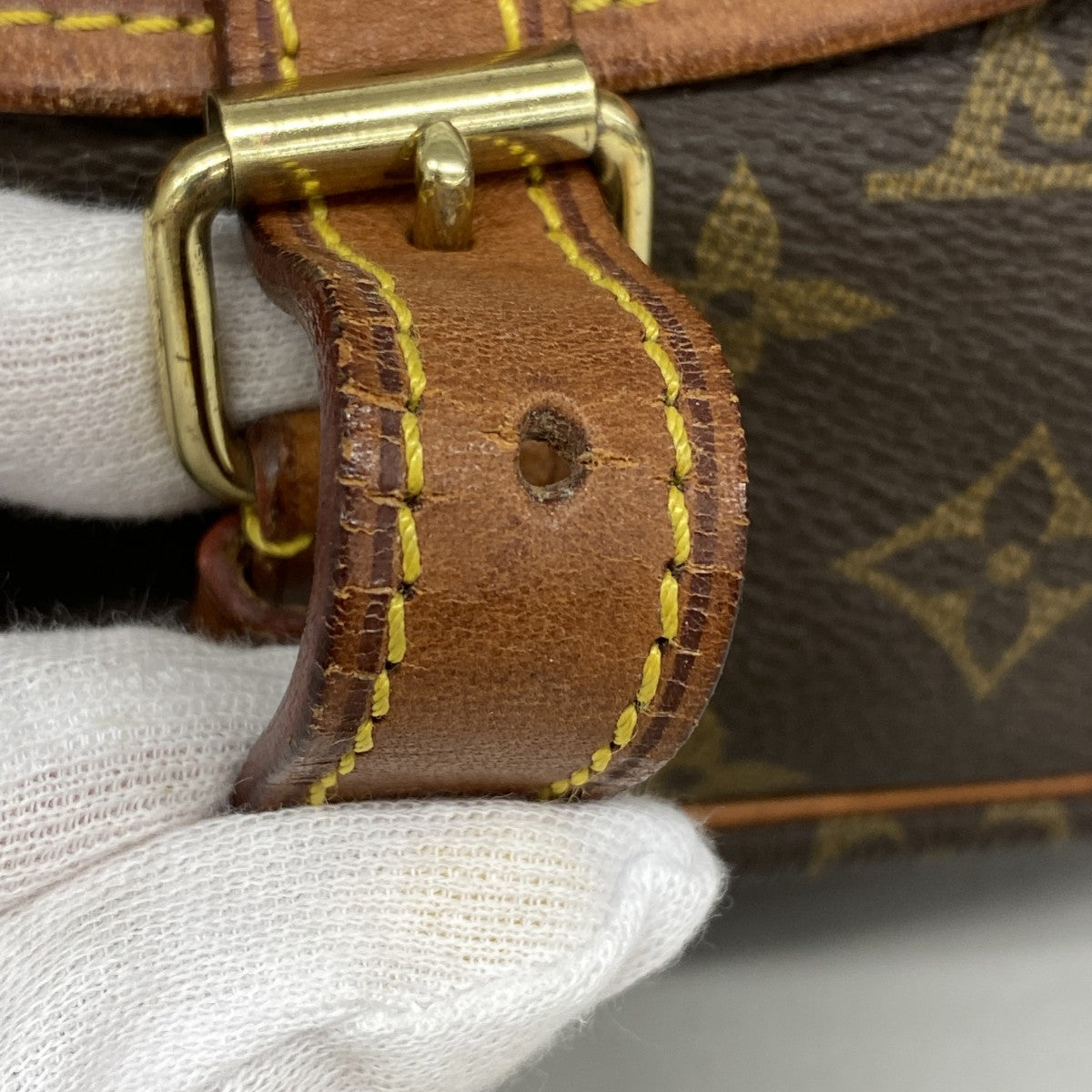 【6gd5037】ルイヴィトン ショルダーバッグ モノグラム ソミュール30 M42256 ブラウン【中古】レディース