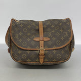 【6gd5037】ルイヴィトン ショルダーバッグ モノグラム ソミュール30 M42256 ブラウン【中古】レディース
