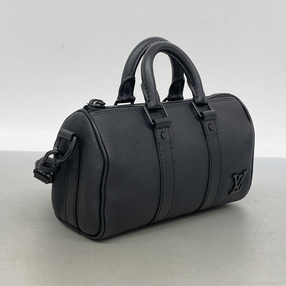 【6gd5039】ルイヴィトン ハンドバッグ LVアエログラム キーポルXS M80950 ノワール 2wayバッグ【中古】メンズ