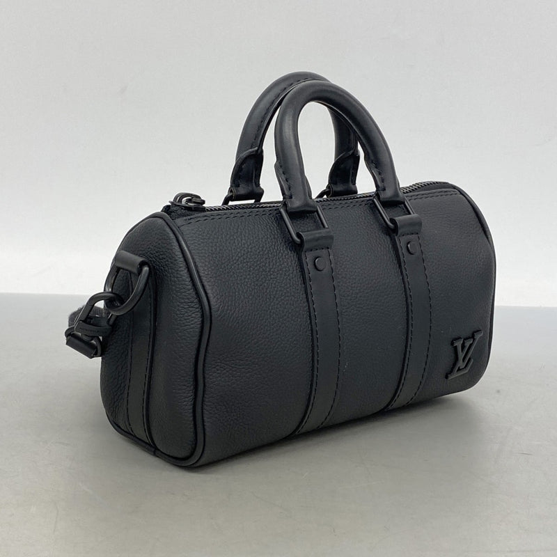 【6gd5039】ルイヴィトン ハンドバッグ LVアエログラム キーポルXS M80950 ノワール 2wayバッグ【中古】メンズ