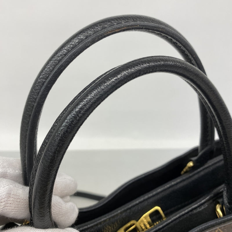 【6gd5040】ルイヴィトン トートバッグ モノグラム ポパンクールMM M43435 ノワール 2wayバッグ【中古】レディース