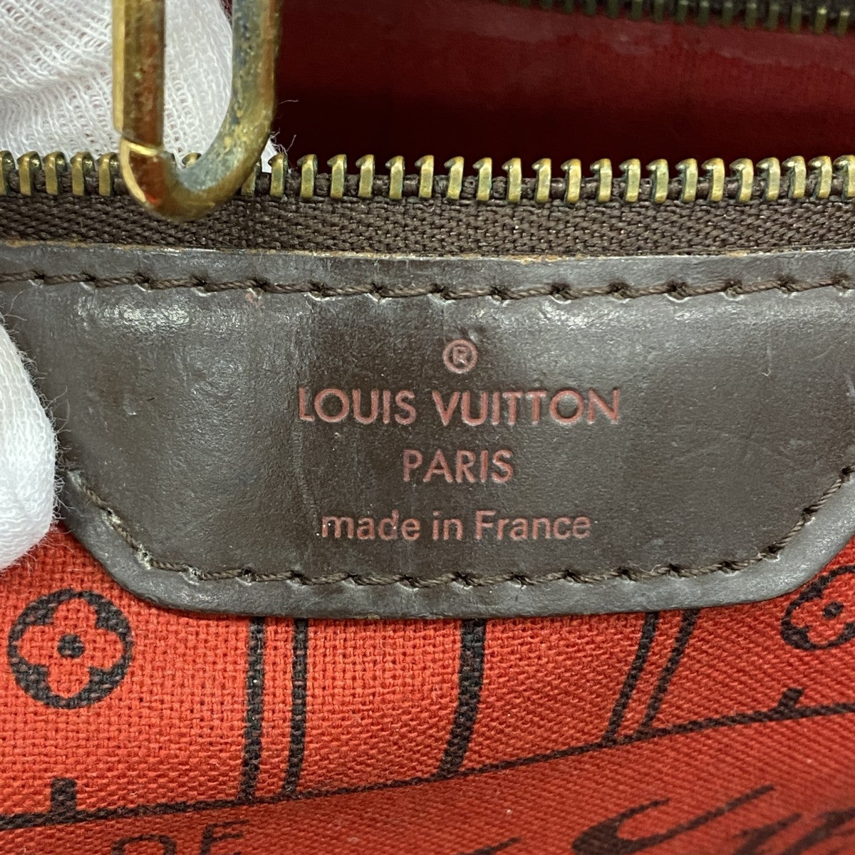 【6gd5042】ルイヴィトン トートバッグ ダミエ ネヴァーフルMM N51105 エベヌ【中古】レディース