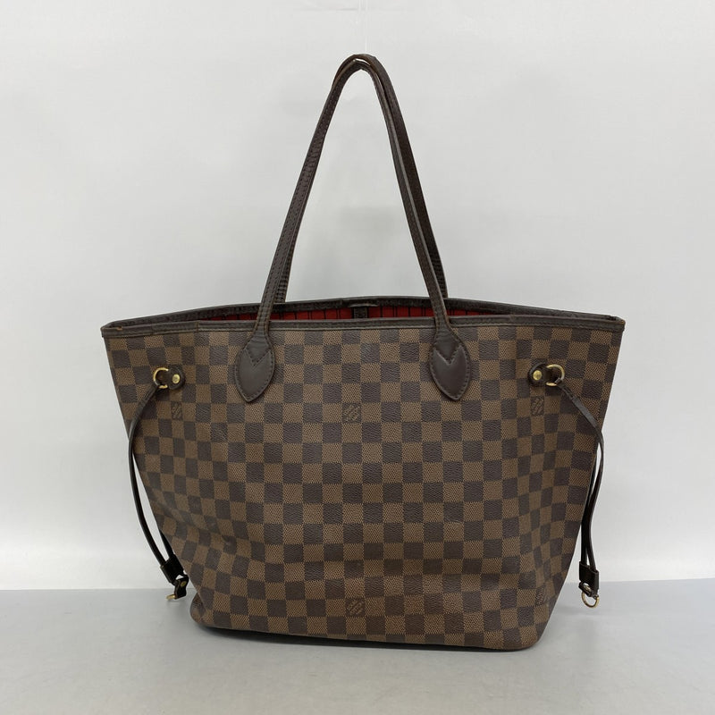【6gd5042】ルイヴィトン トートバッグ ダミエ ネヴァーフルMM N51105 エベヌ【中古】レディース