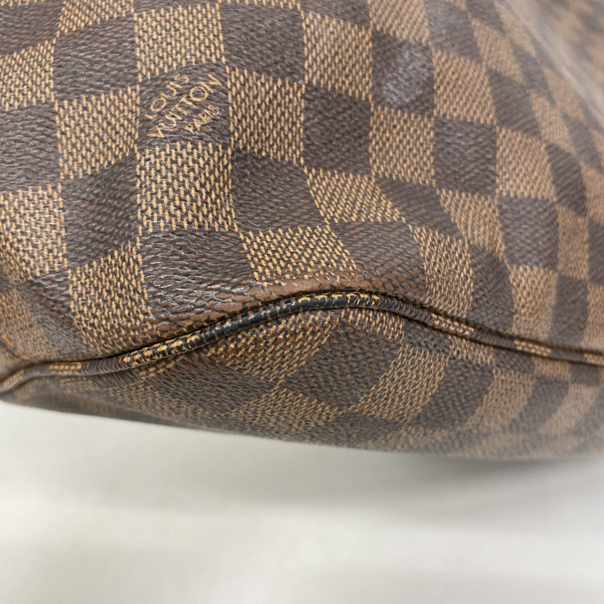 【6gd5042】ルイヴィトン トートバッグ ダミエ ネヴァーフルMM N51105 エベヌ【中古】レディース