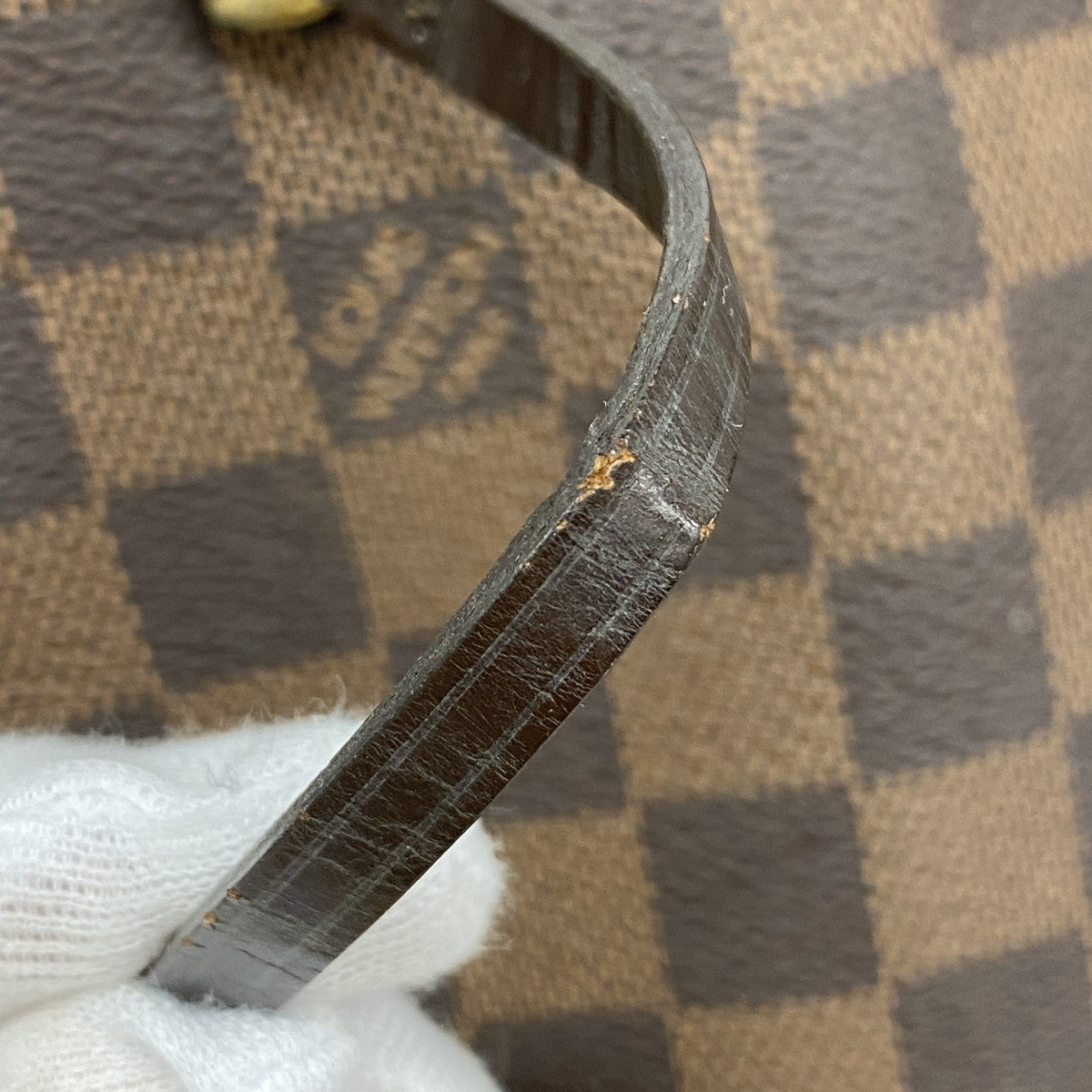 【6gd5042】ルイヴィトン トートバッグ ダミエ ネヴァーフルMM N51105 エベヌ【中古】レディース