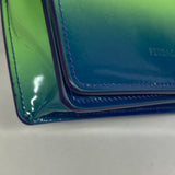 【6gd5044】サルヴァトーレフェラガモ ハンドバッグ レザー グリーン シルバー金具【中古】レディース
