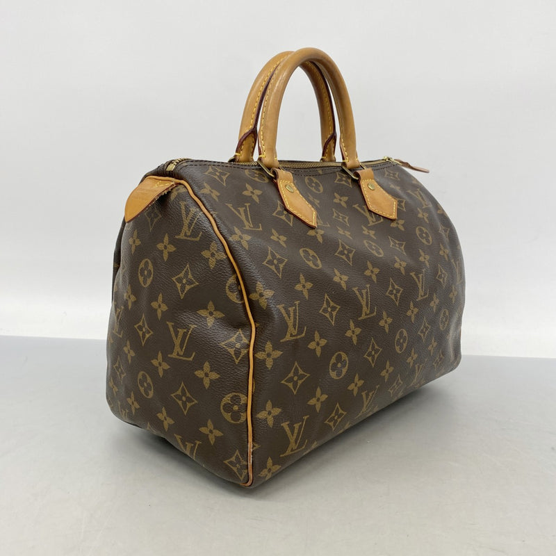 【6gd5046】ルイヴィトン ハンドバッグ モノグラム スピーディ30 M41108 ブラウン【中古】レディース
