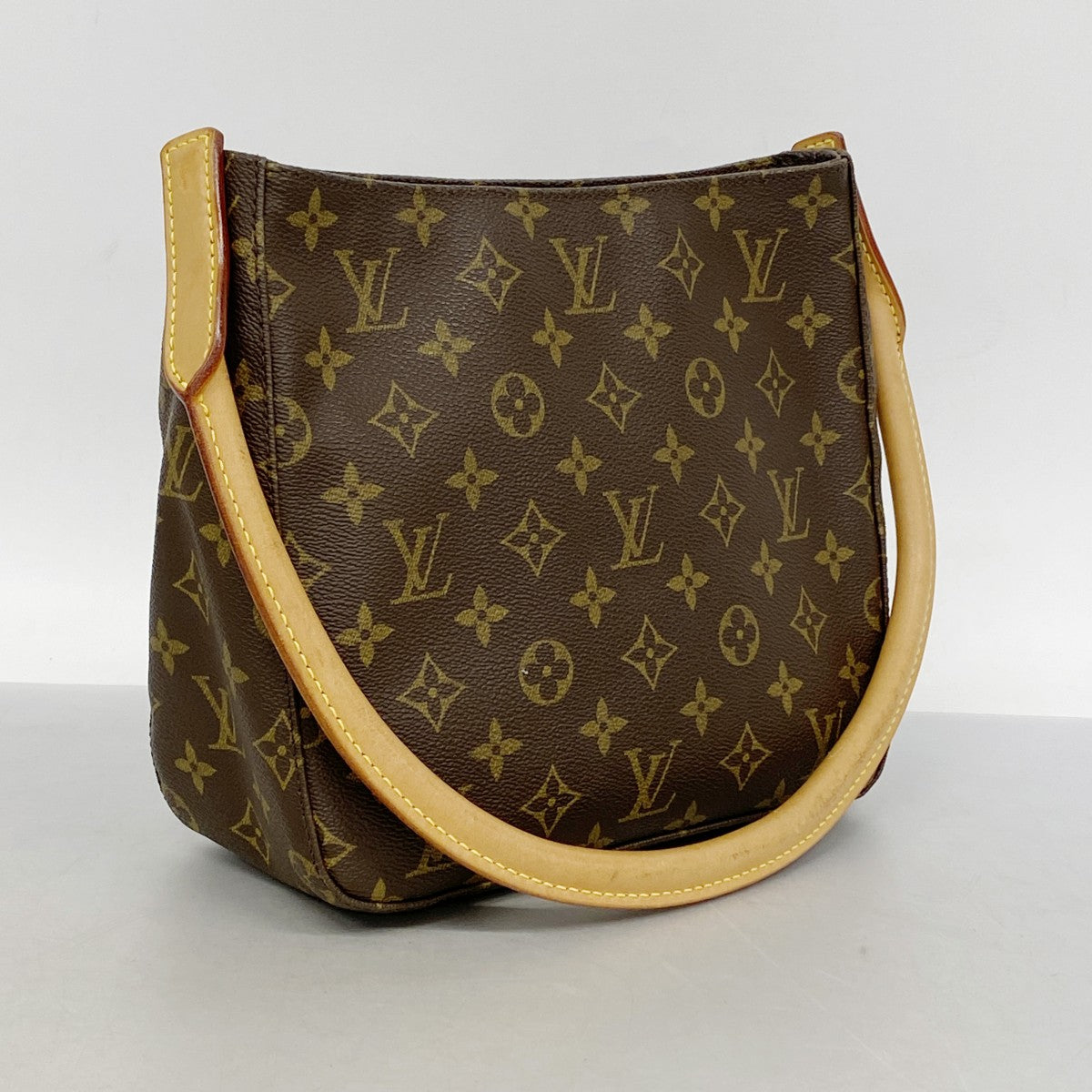 【6gd5047】ルイヴィトン ショルダーバッグ モノグラム ルーピングMM M51146 ブラウン【中古】レディース