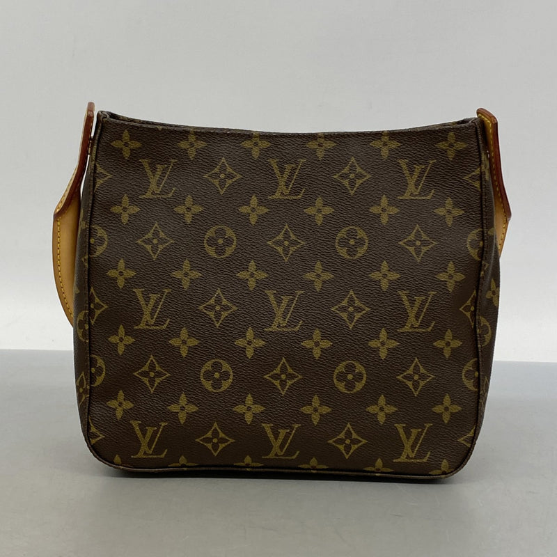 【6gd5047】ルイヴィトン ショルダーバッグ モノグラム ルーピングMM M51146 ブラウン【中古】レディース