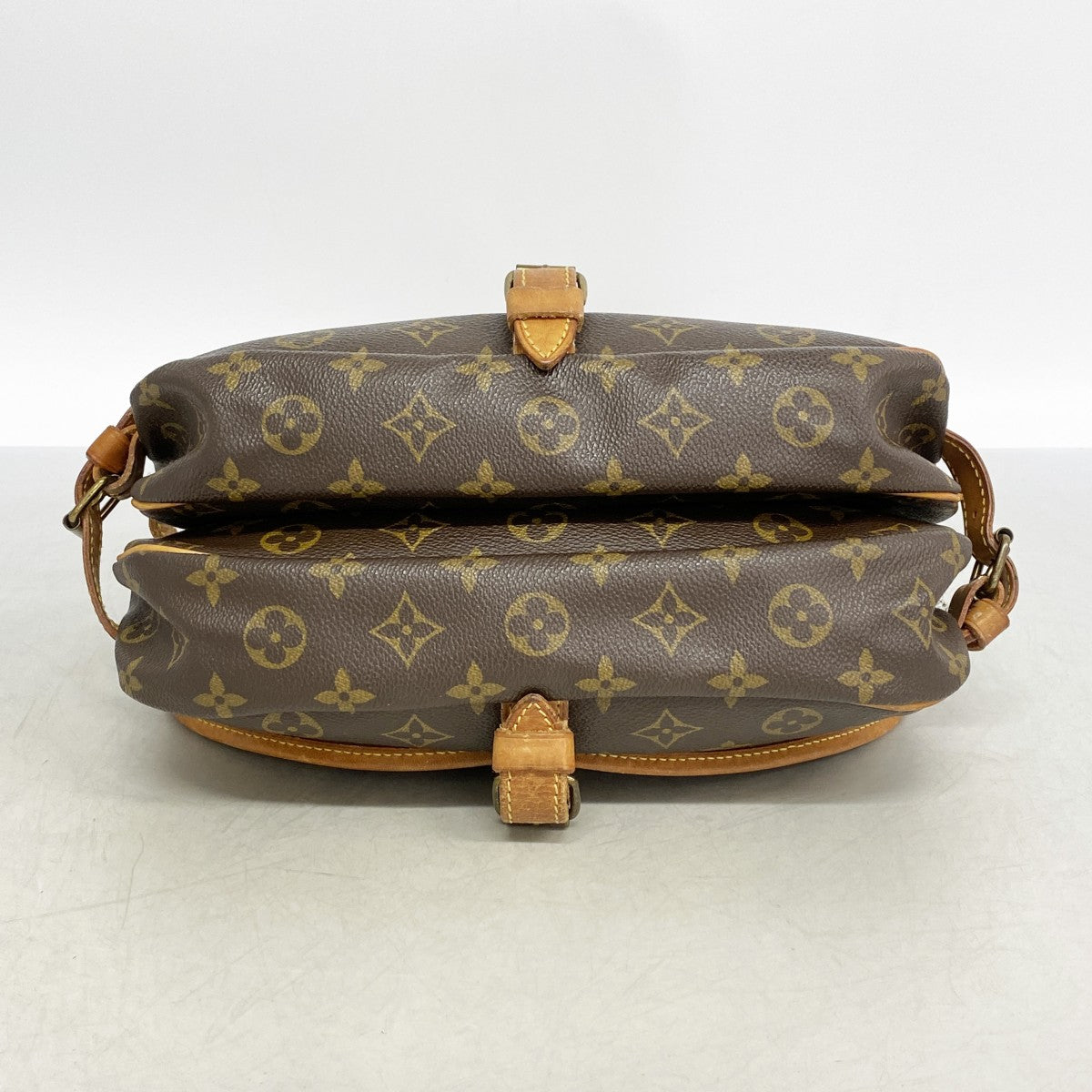【6gd5059】ルイヴィトン ショルダーバッグ モノグラム ソミュール30 M42256 ブラウン【中古】レディース