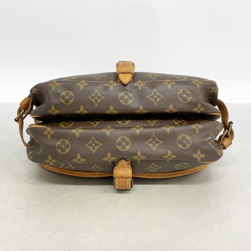 【6gd5059】ルイヴィトン ショルダーバッグ モノグラム ソミュール30 M42256 ブラウン【中古】レディース