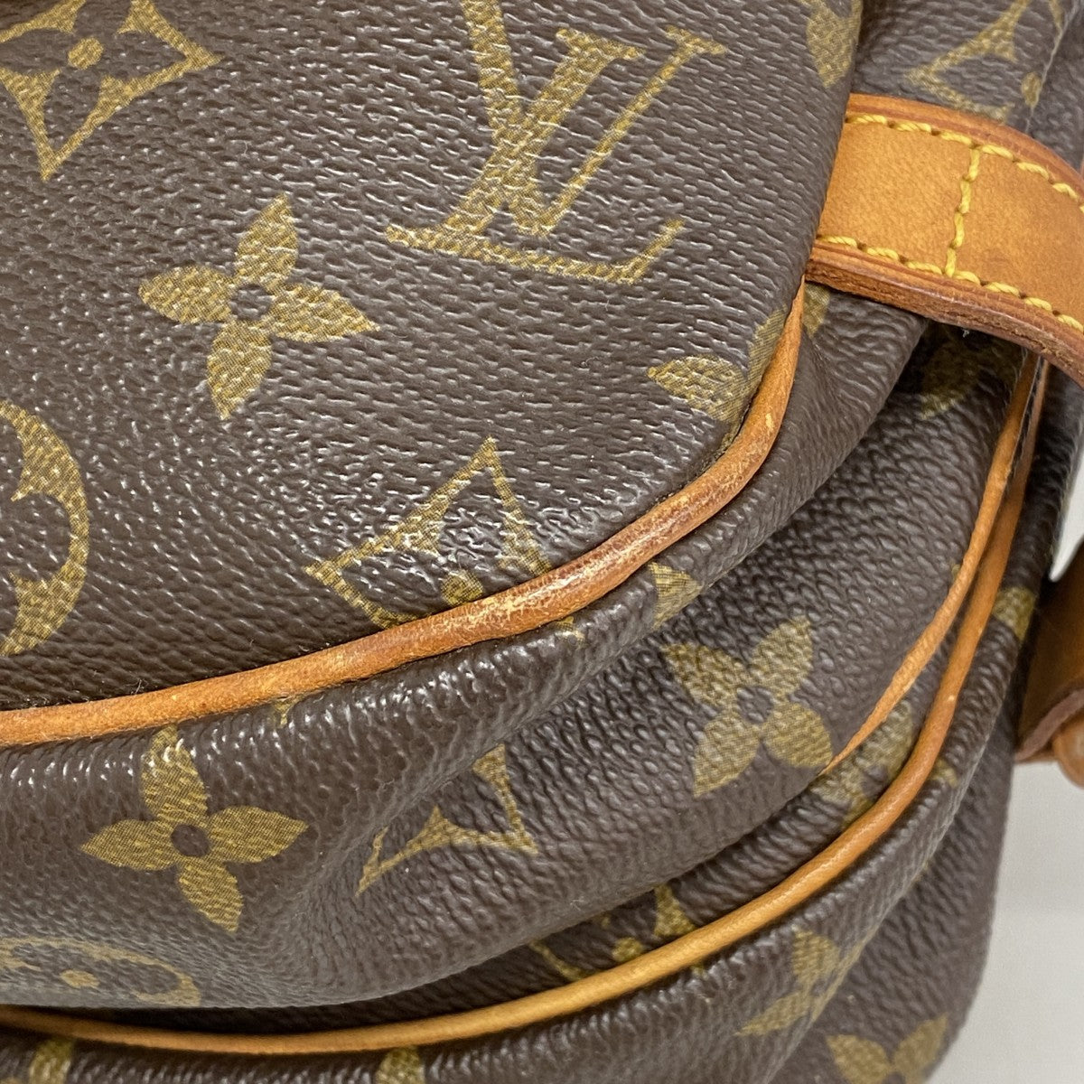 【6gd5059】ルイヴィトン ショルダーバッグ モノグラム ソミュール30 M42256 ブラウン【中古】レディース