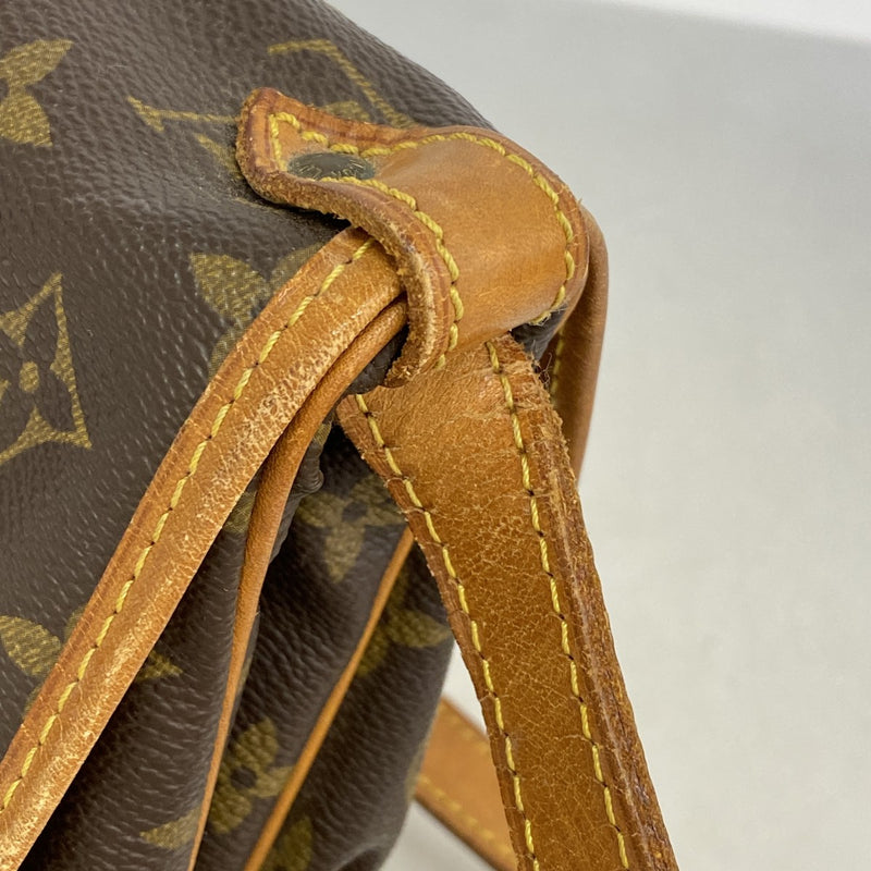 【6gd5059】ルイヴィトン ショルダーバッグ モノグラム ソミュール30 M42256 ブラウン【中古】レディース