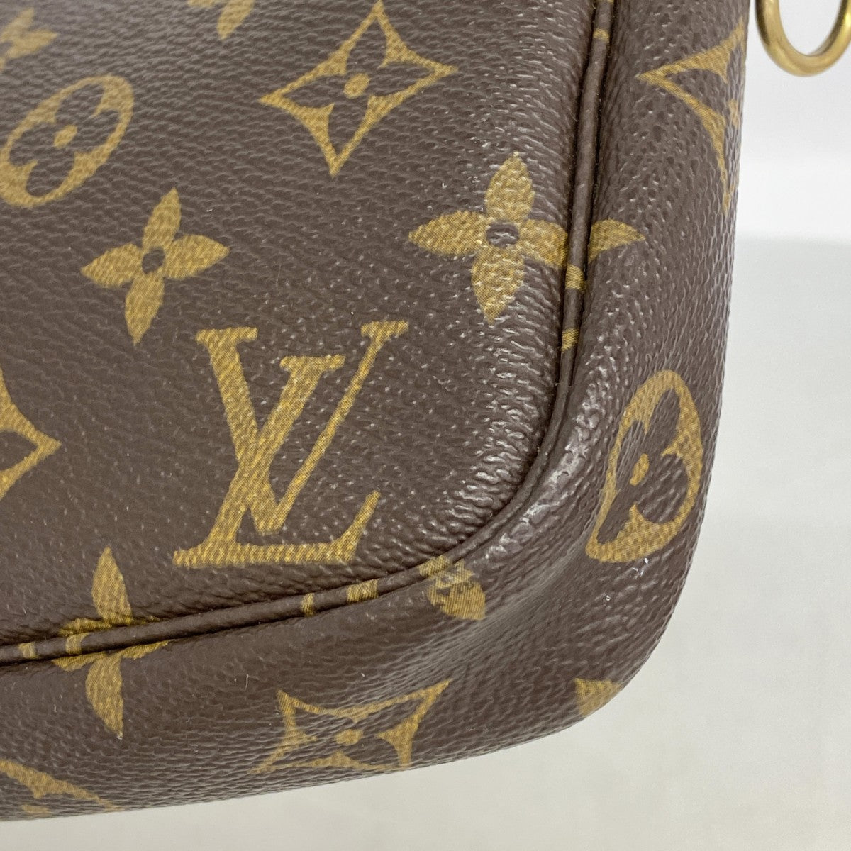 【6gd5061】ルイヴィトン ポーチ モノグラム ポシェットアクセソワール M51980 ブラウン【中古】レディース