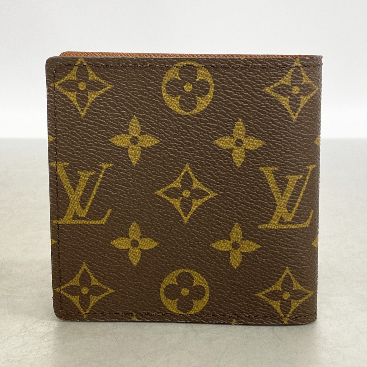 【6gd5062】ルイヴィトン 財布 モノグラム ポルトフォイユマルコ M61675 ブラウン【中古】メンズ