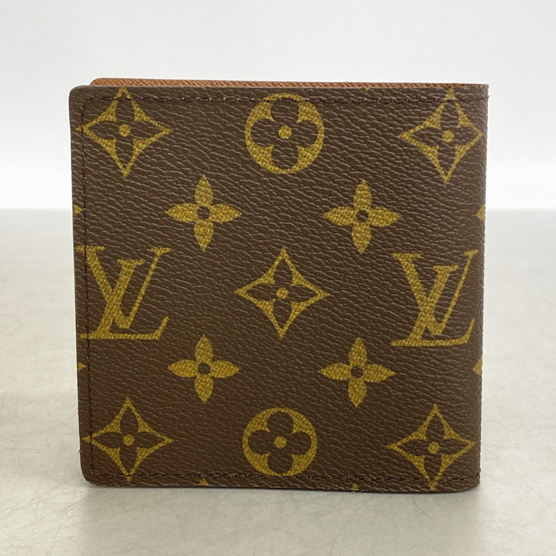 【6gd5062】ルイヴィトン 財布 モノグラム ポルトフォイユマルコ M61675 ブラウン【中古】メンズ