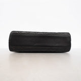 【6gd5065】シャネル ハンドバッグ マトラッセ ラムスキン ブラック ゴールド金具【中古】レディース