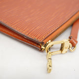 【6gd5072】ルイヴィトン ポーチ エピ ポシェットアクセソワール M52953 ケニアブラウン【中古】レディース