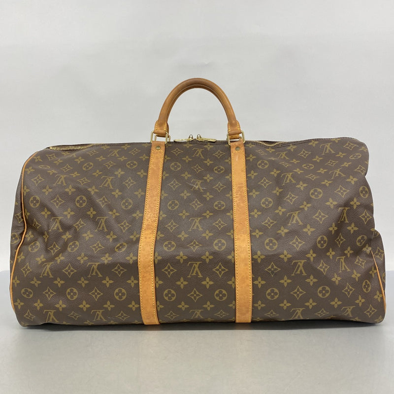 【6gd5073-h】ルイヴィトン ボストンバッグ モノグラム キーポルバンドリエール60 M41412 ブラウン【中古】メンズ レディース ユニセックス
