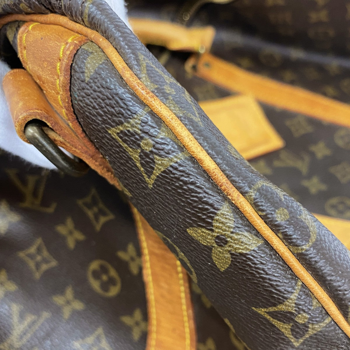 【6gd5074-h】ルイヴィトン ボストンバッグ モノグラム キーポルバンドリエール55 M41414 ブラウン【中古】メンズ レディース ユニセックス
