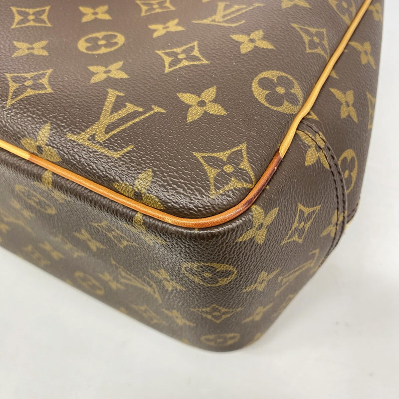 【6gd5075-h】ルイヴィトン ハンドバッグ モノグラム ドーヴィル M47270 ブラウン【中古】レディース